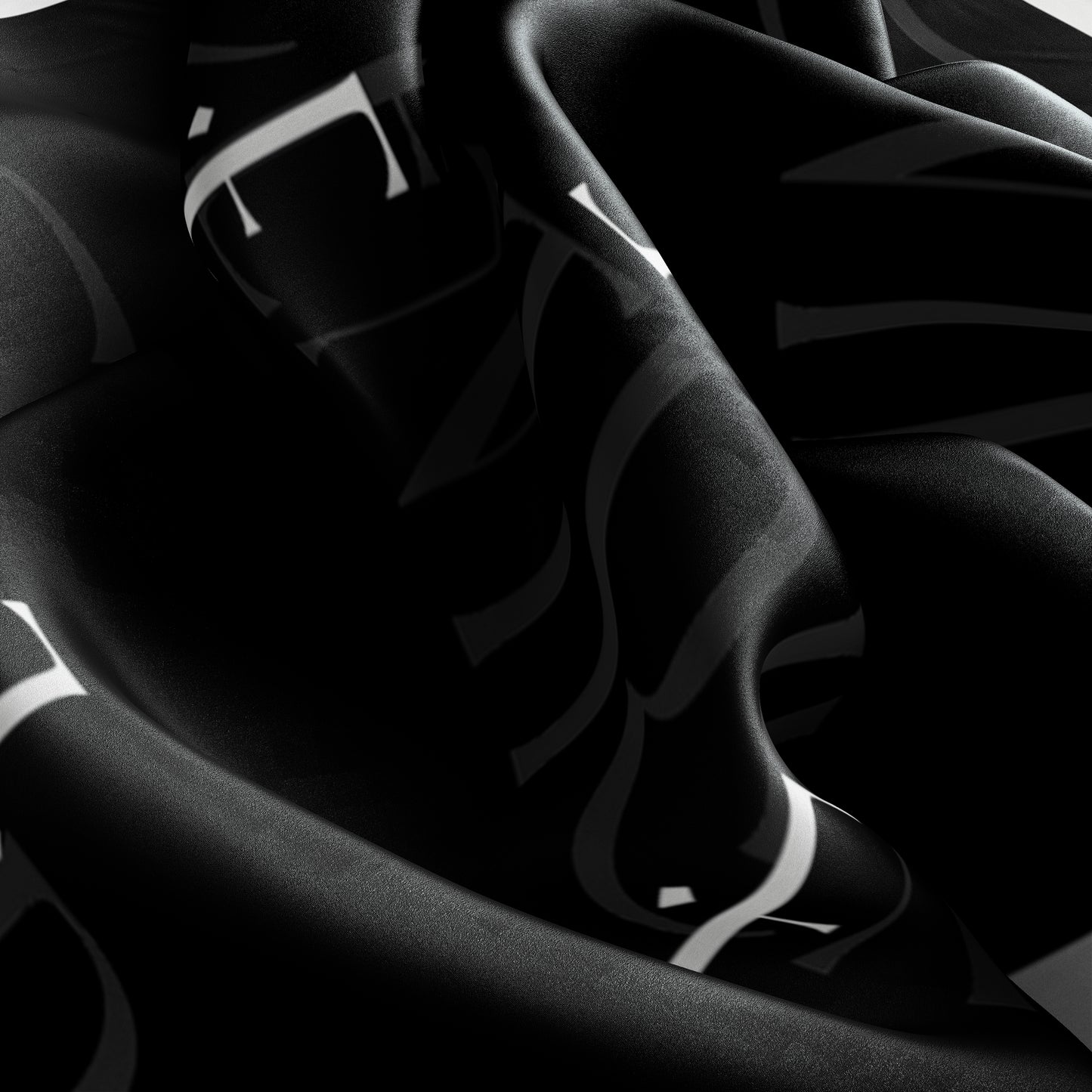 Logo Satin Hair Wrap